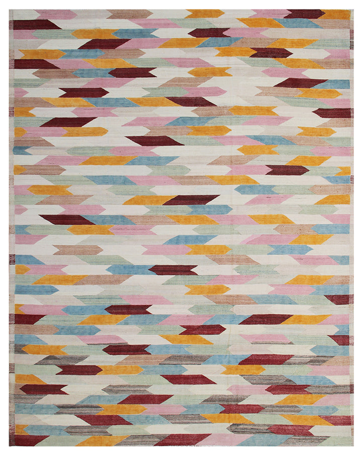 10'x11' Colorful Ariana Handmade Kilim Rug