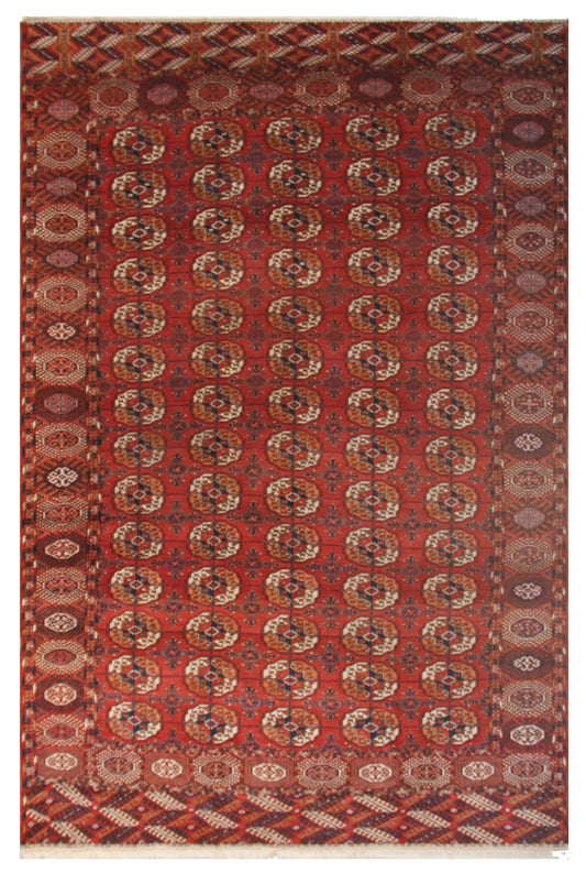 8'x12' Antique Turkman Main Carpet