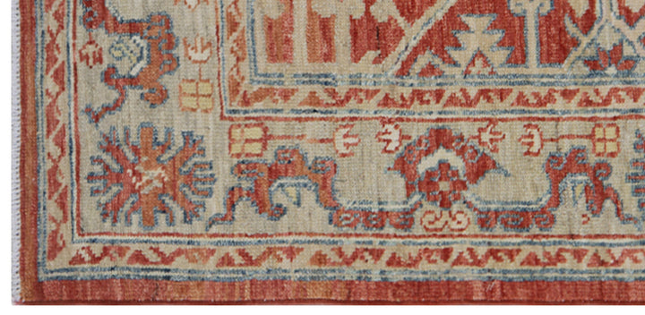 4'x6' Rust Turkish Design Ariana Traditional Small Rug