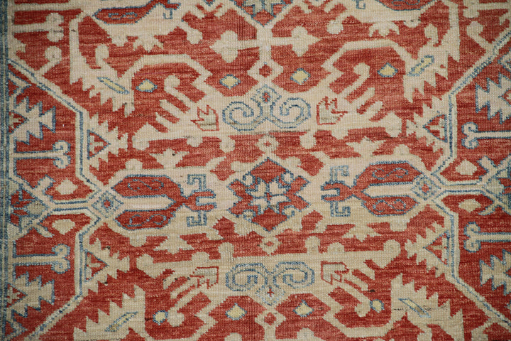 4'x6' Rust Turkish Design Ariana Traditional Small Rug