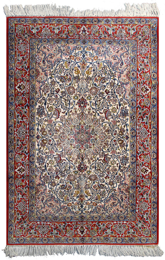 4'x6' Fine Persian Nain Rug