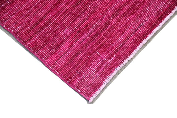 8'x10' Solid Pink Ariana Overdyed Rug