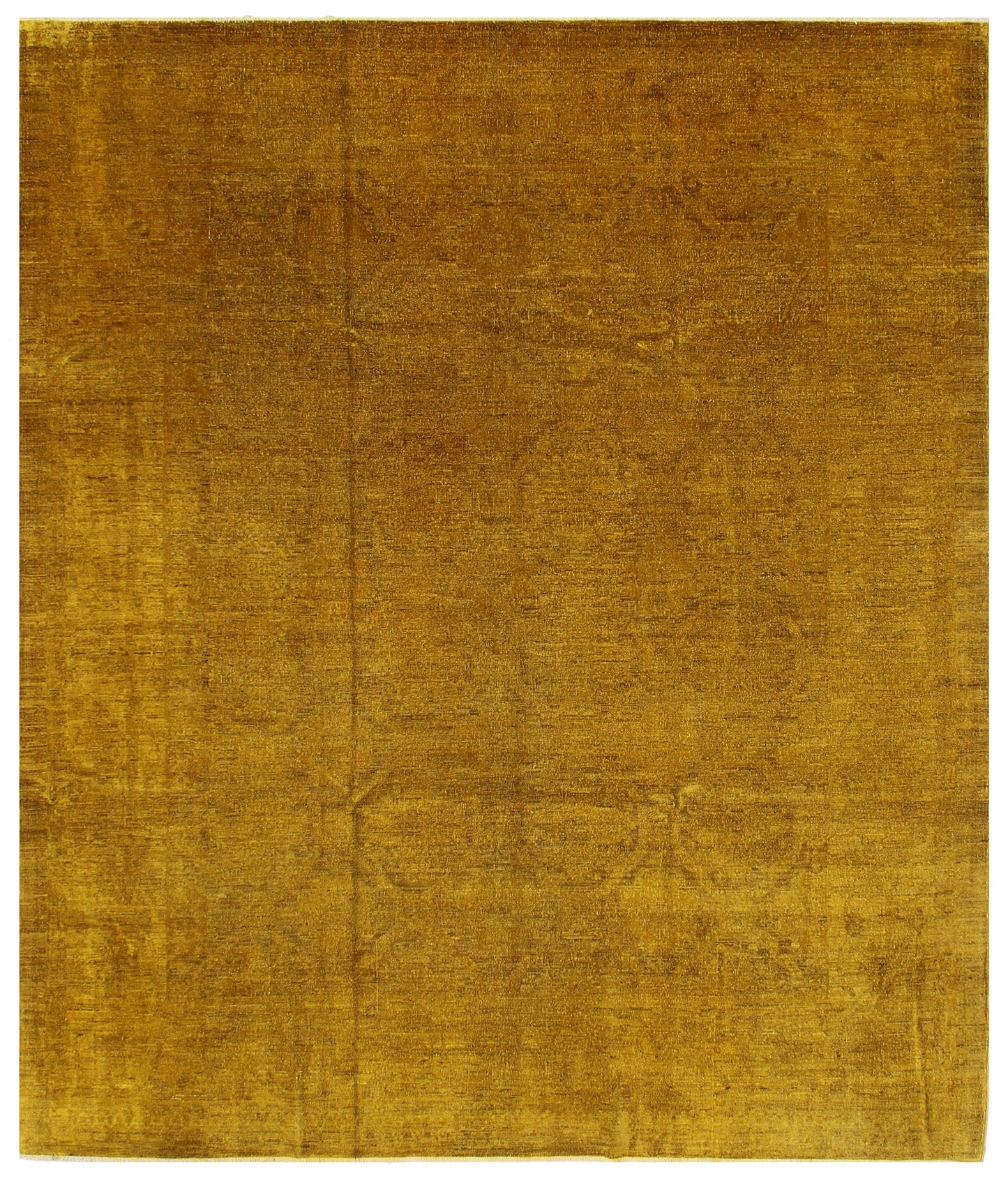 8'x10' Pale Design Gold Color Ariana Over-dye Area Rug