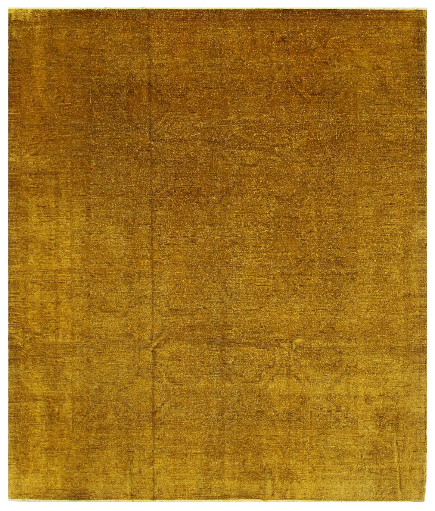 8'x10' Golden Yellow Ariana Overdyed Area Rug