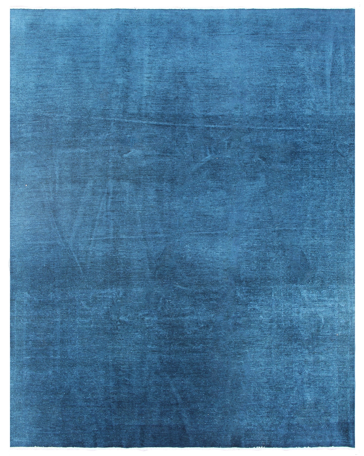 8'x10' Blue Contemporary Design Ariana Over-dye Rug