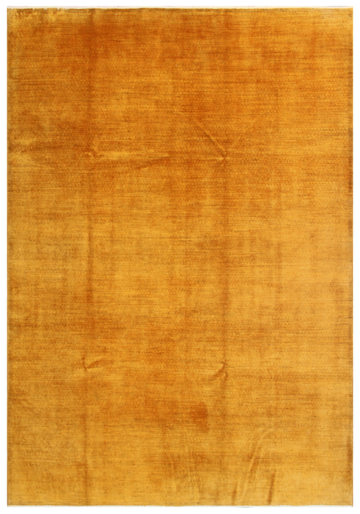 6'x9'Golden Yellow Contemporary Ariana Overdyed Rug