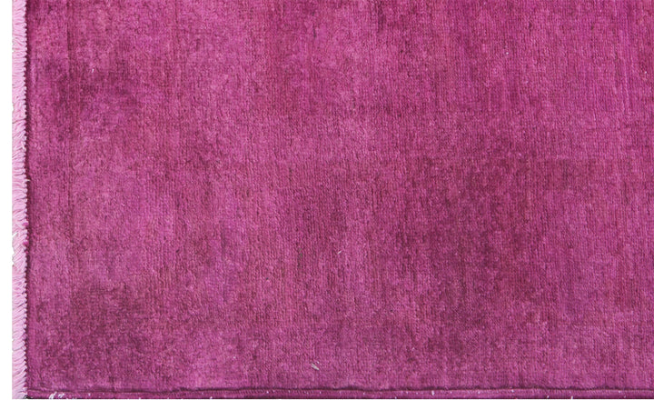 5'x8' Contemporary Modern Fushia Magenta Ariana Overdyed Rug