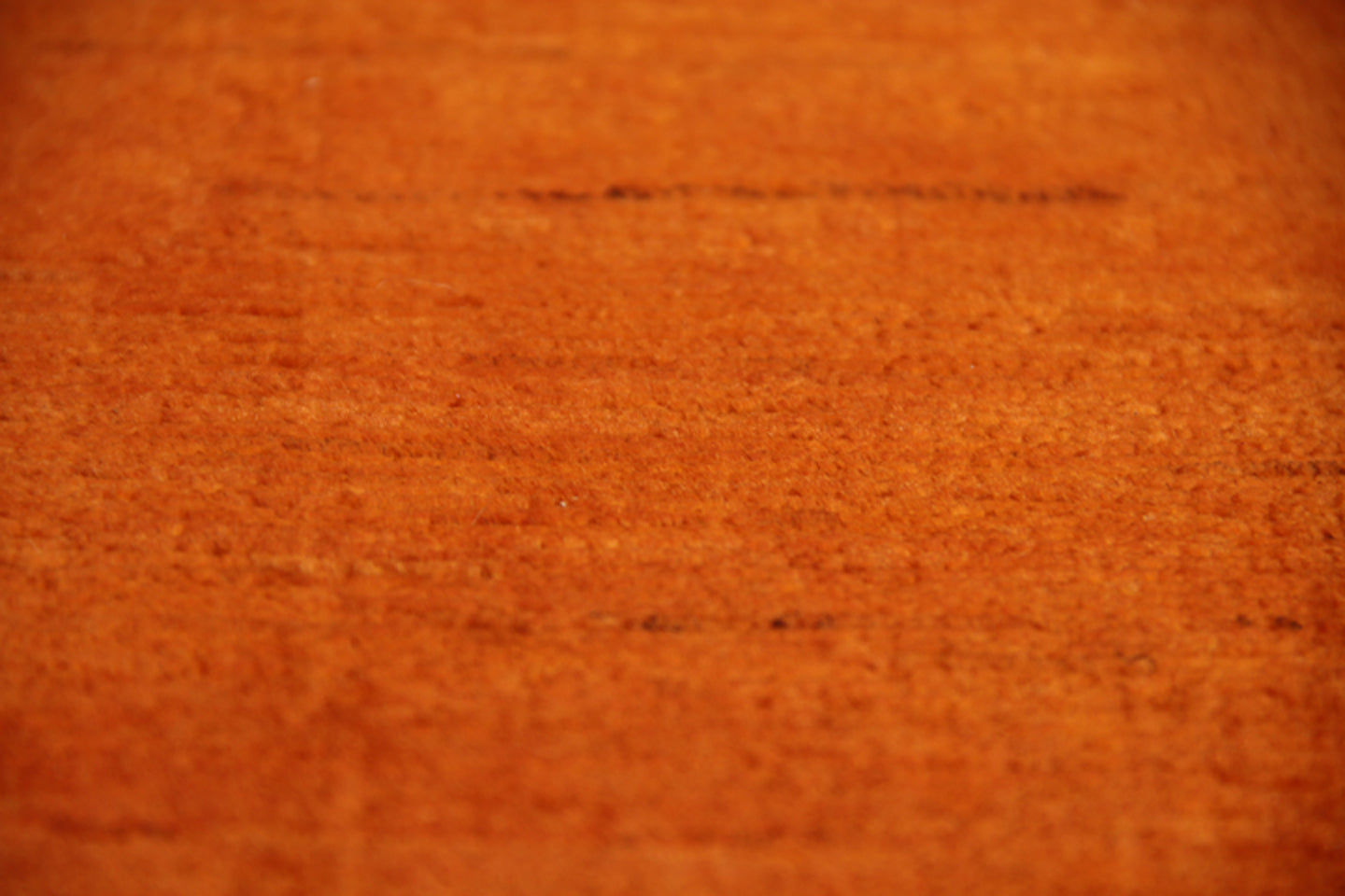 6'x9' Solid Orange Contemporary Design Ariana Overdyed Rug