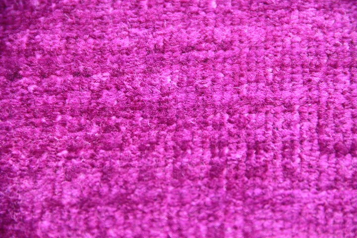 5'x8' Solid Magenta Pink Ariana Overdyed Rug