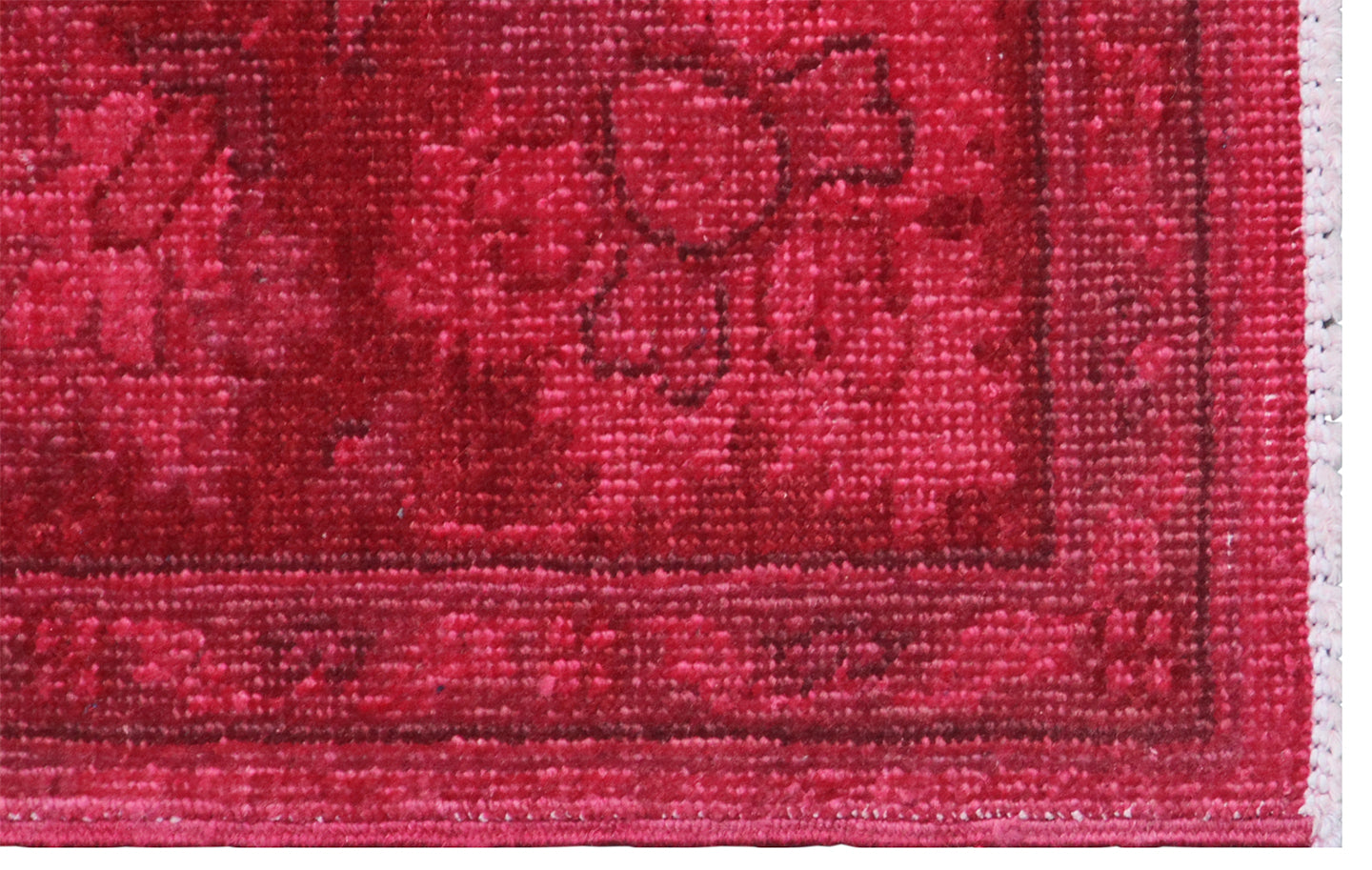 5x7 Contemporary red Persian Design Ariana Overdye Rug