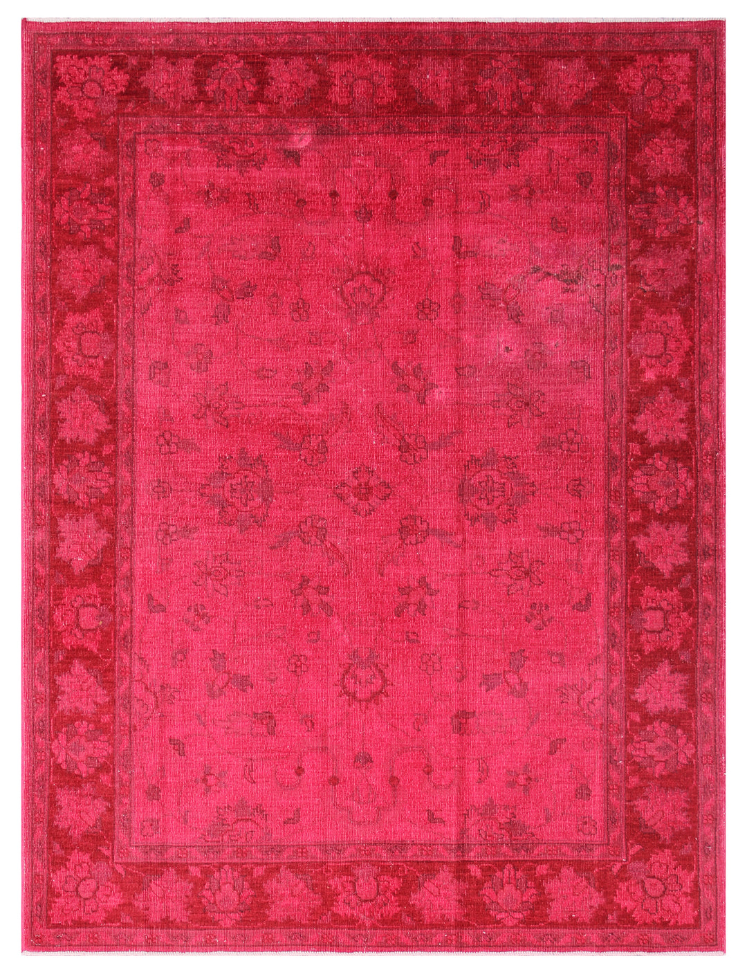 Red & Pink Persian rug