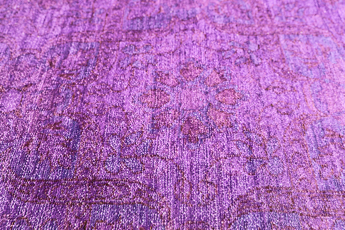 6'x9' Ariana Over Dye Purple Rug