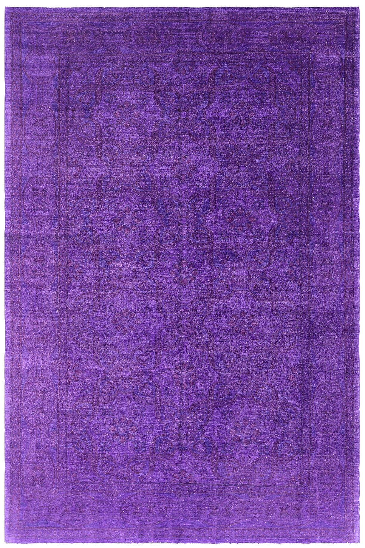 6'x9' Ariana Over Dye Purple Rug