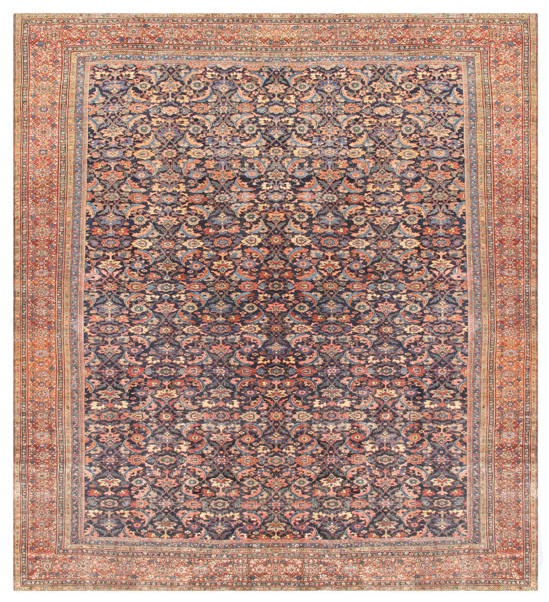  Antique Persian Sultanabad Rug | Large Antique Rug