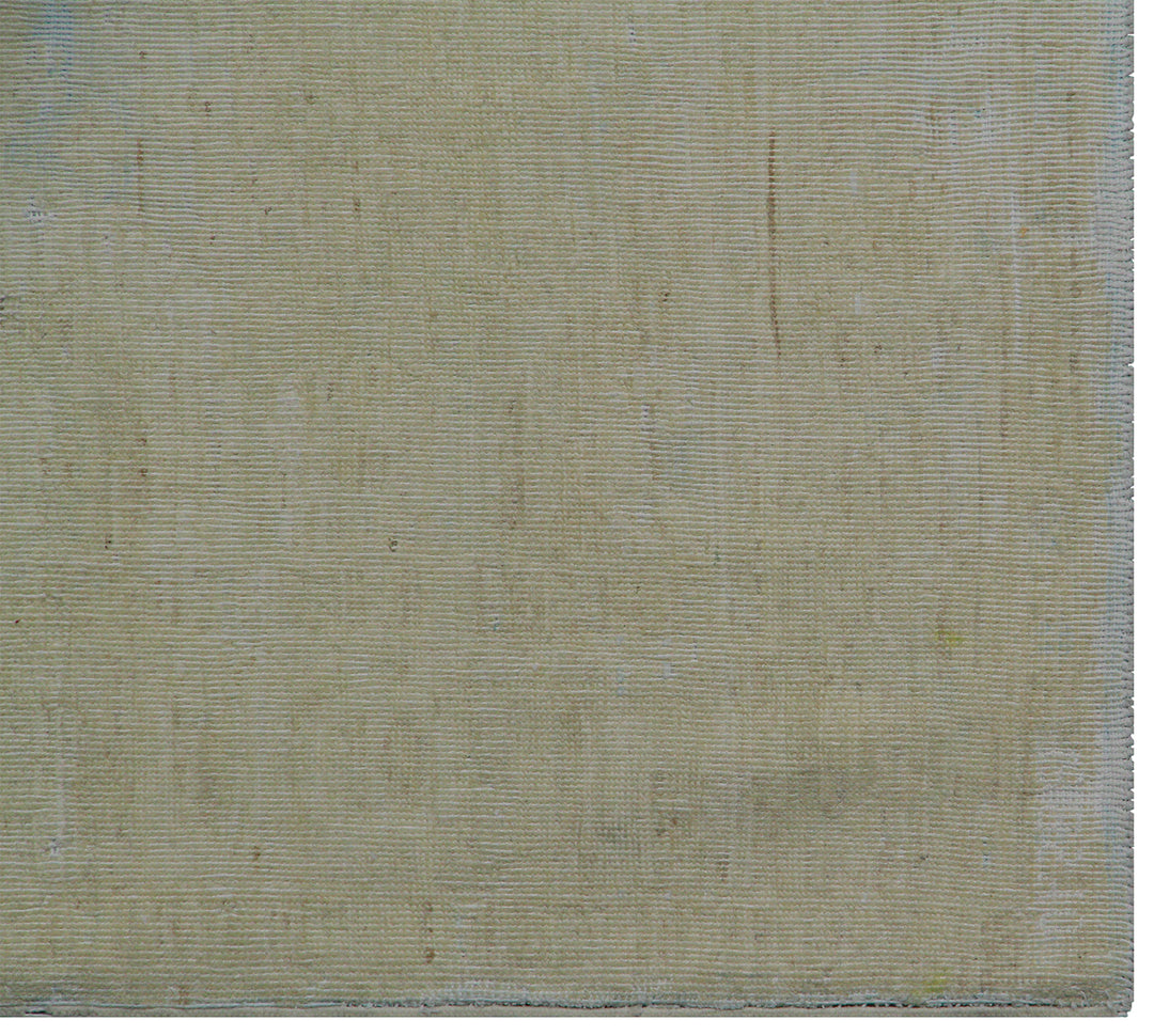 3x17 Soft Washed-out Pale Tabriz Design Ariana Transitional Runner Rug
