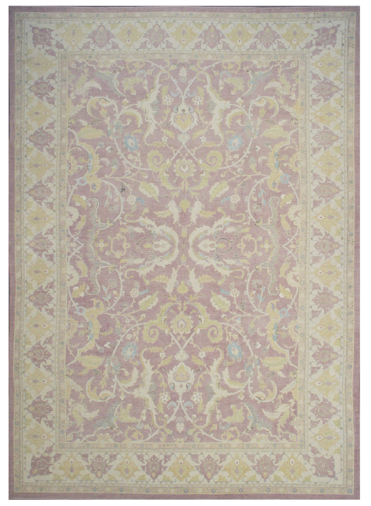 14x20 Fine Quality Large Polonaise Design Silk and Wool Ariana Luxury Rug