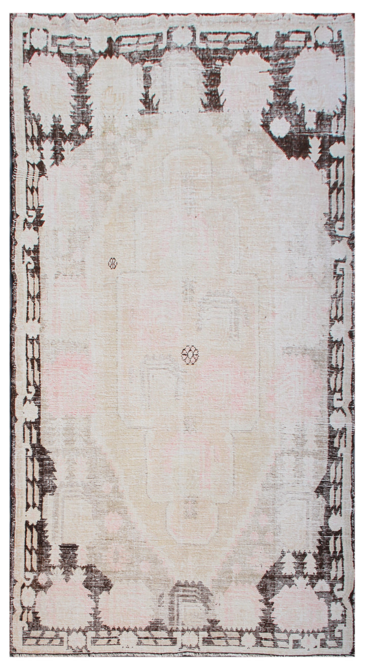 8'x5' Traditional Antique Samarkand Rug