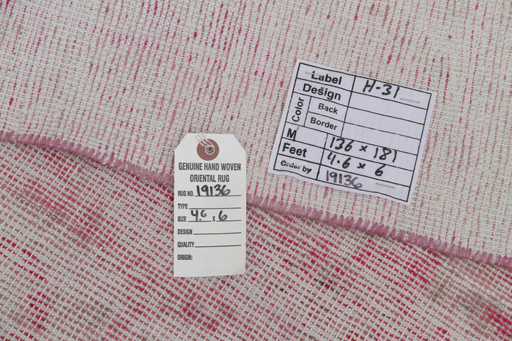 6'x5'Antique Traditional Samarkand Rug