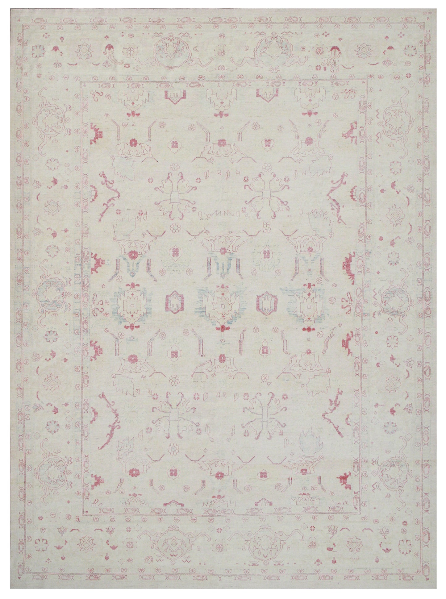 11'x15' Large Soft Pink Ariana Transitional Rug