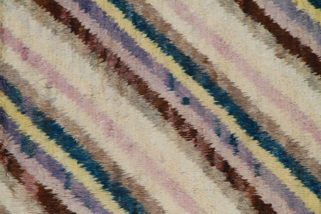 8'x11' Ariana Moroccan Diagonal Striped Barchi Wool Area Rug