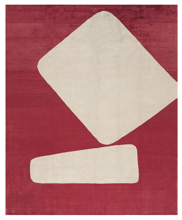 8'x10' Red Area Rug | Ariana Modern