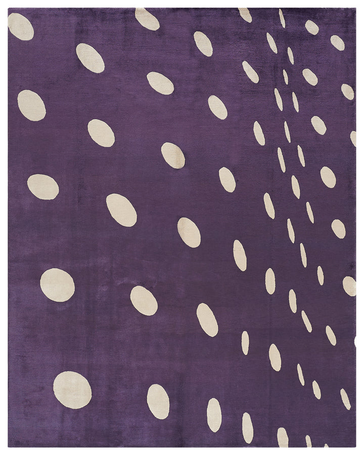 8'x10' Purple Area Rug | Ariana Modern