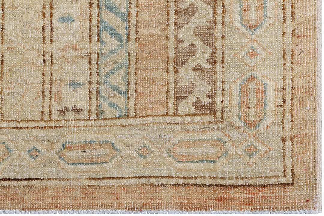 3'x5' Multi Color Striped Afshar Design Ariana Transitional Collection Small Rug