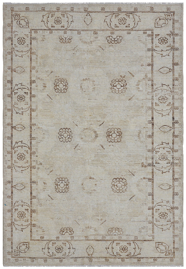 3'x5'Ariana Hand Knotted Wool Tabriz Design Small Area Rug