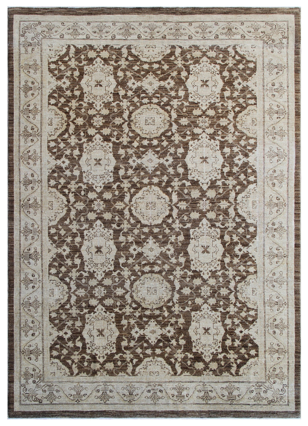 5'x8' Ariana Warm Tone Traditional Agra Design Area Rug