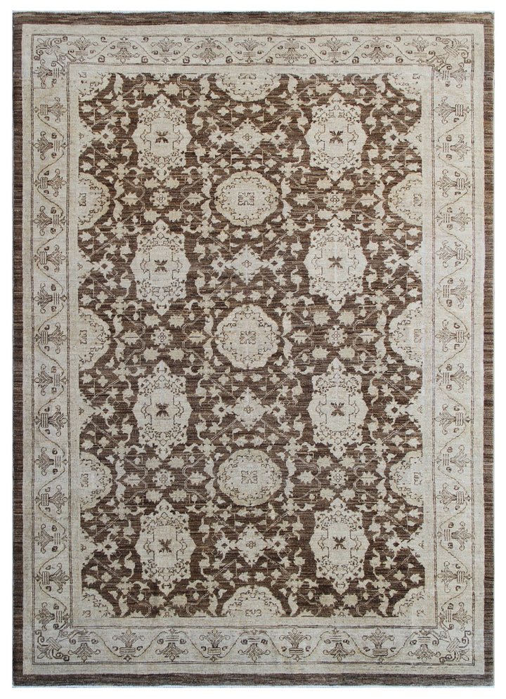 5'x8' Ariana Warm Tone Traditional Agra Design Area Rug