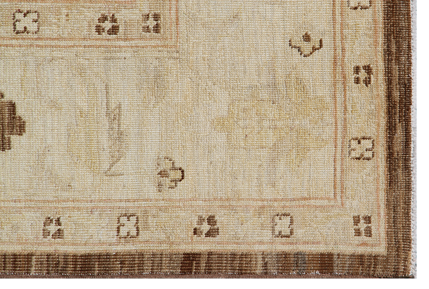 6'x8' Sultanabad Design Ariana Transitional Brown Ivory Rug