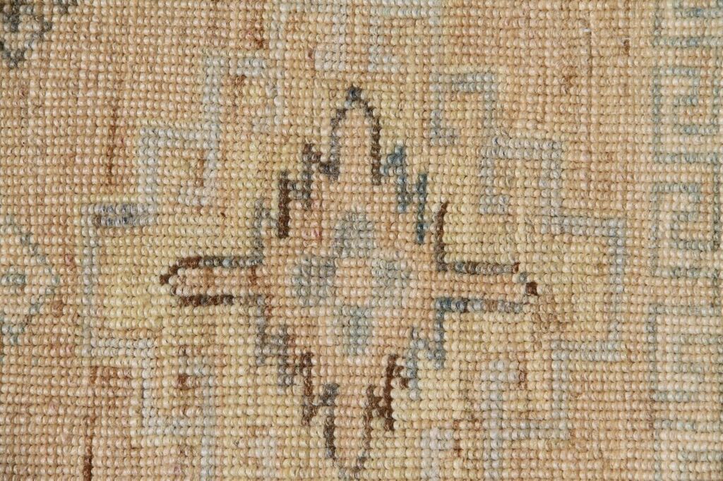 6'x8' Ariana Caucasian Design Geometric Taupe Beige Brown Medium Size Rug