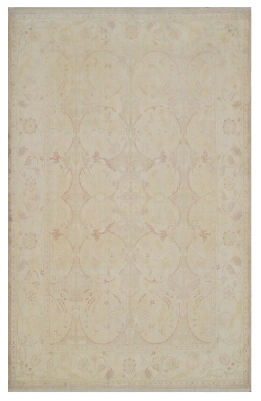 9.06 x  6.01 Soft Color Palette Silk Polonaise Design Ariana Luxury Area Rug
