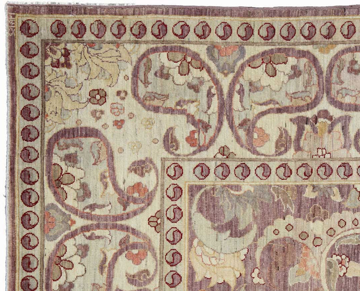 6'x9' Ariana  Silk and Wool Luxury Polonaise Design Rug