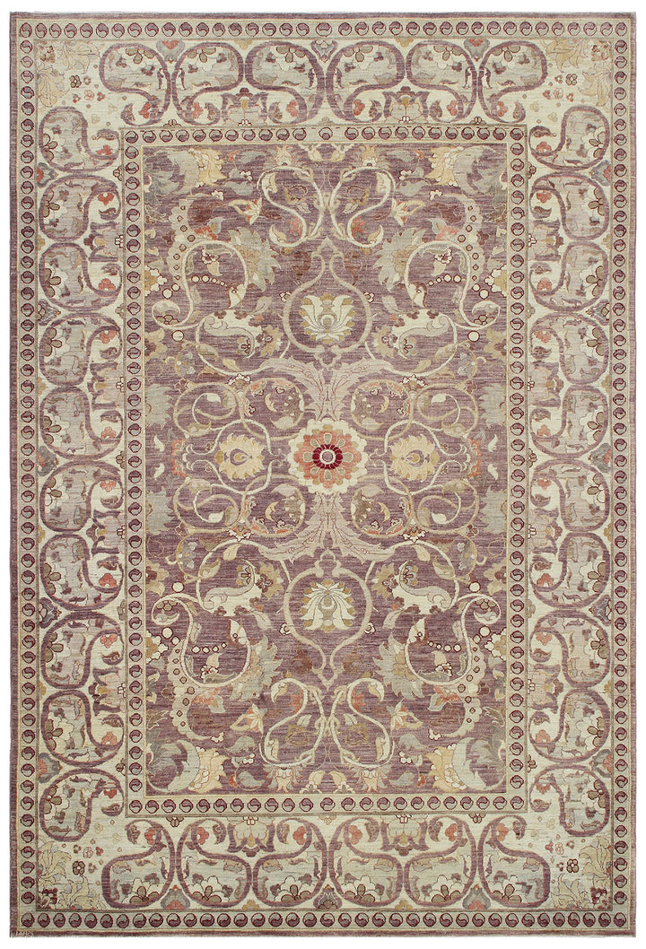 6'x9' Ariana  Silk and Wool Luxury Polonaise Design Rug