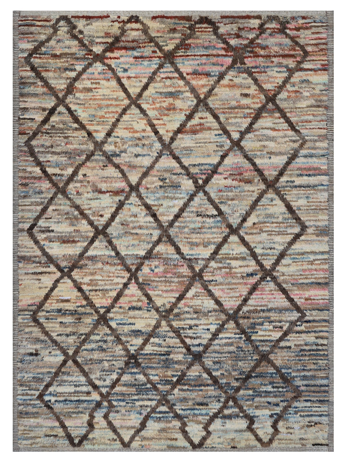 8'x10' Colorful Hand-knotted Ariana Barchi Rug