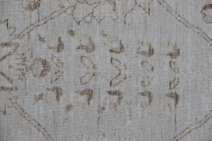 8'x10' Ariana Tabriz Design Ivory Brown Ariana Rug