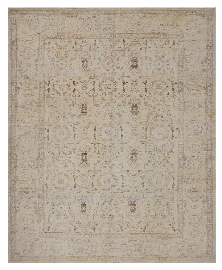 8'x10' Soft and Muted Agra Design Ariana Transitional Area Rug