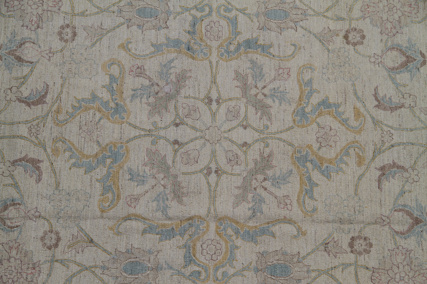 8'x10' Polonaise Design Ariana Luxury Hand-Knotted Silk and Wool Area Rug