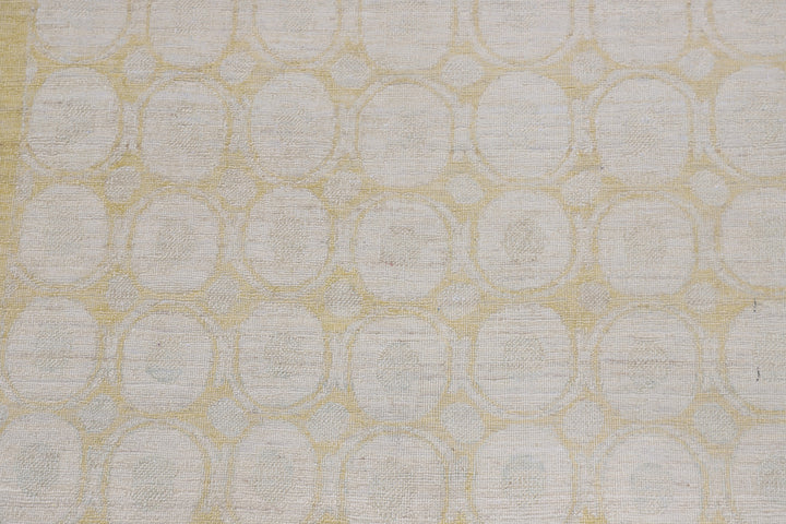 3'x10' Timeless Contemporary Design Hand-Knotted Ariana Runner Rug