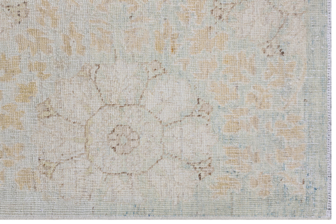 9'x11' Area Rug | Hand-knotted | Ariana Transitional Floral Design Rug