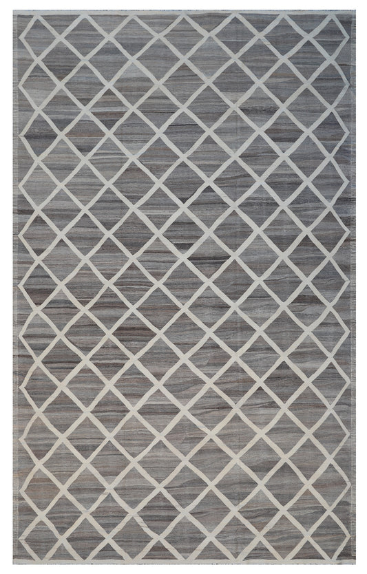 10x14 Large Grey Ariana Kilim