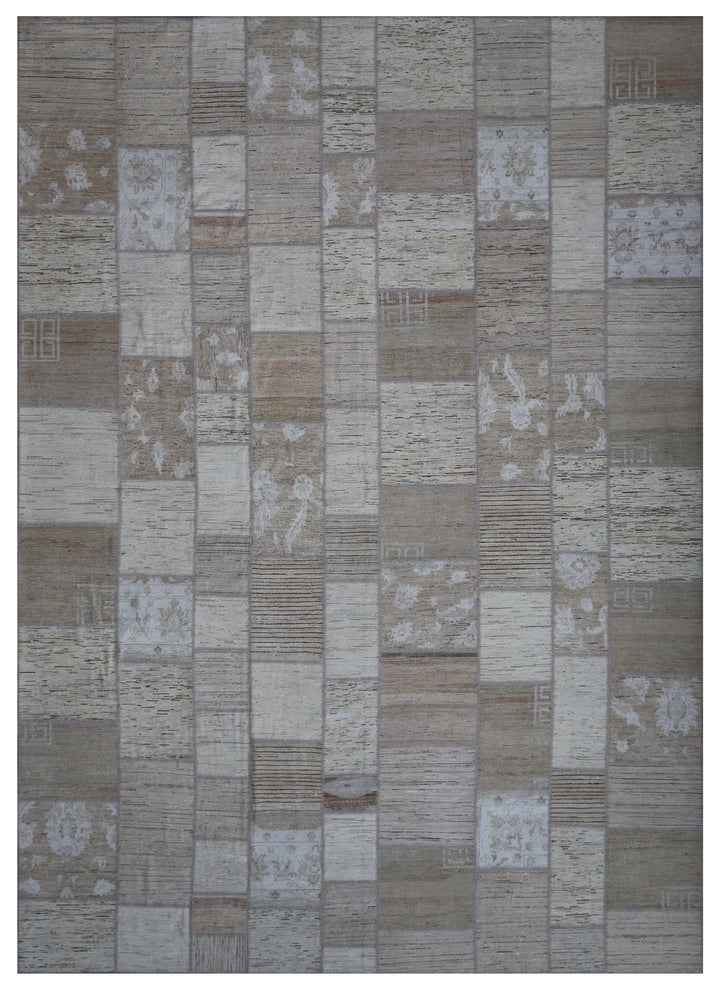 12'x16' Ariana Patchwork Wool Area Rug