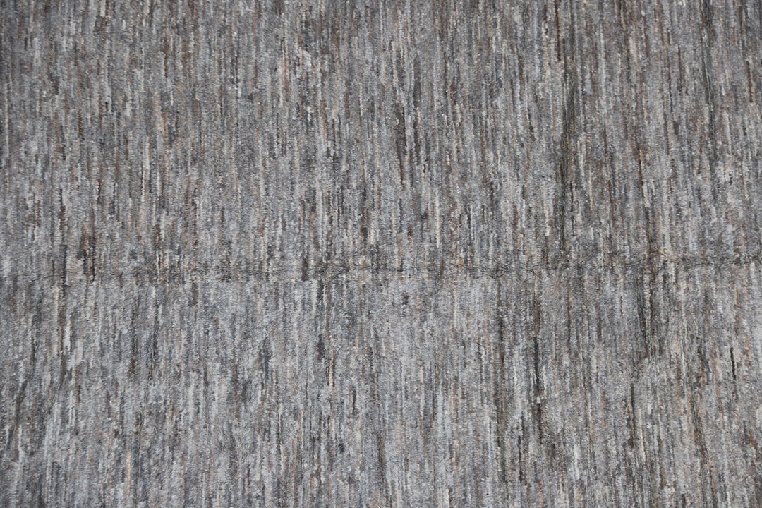 12'x16' Solid Grey Shaggy Ariana Barchi Rug