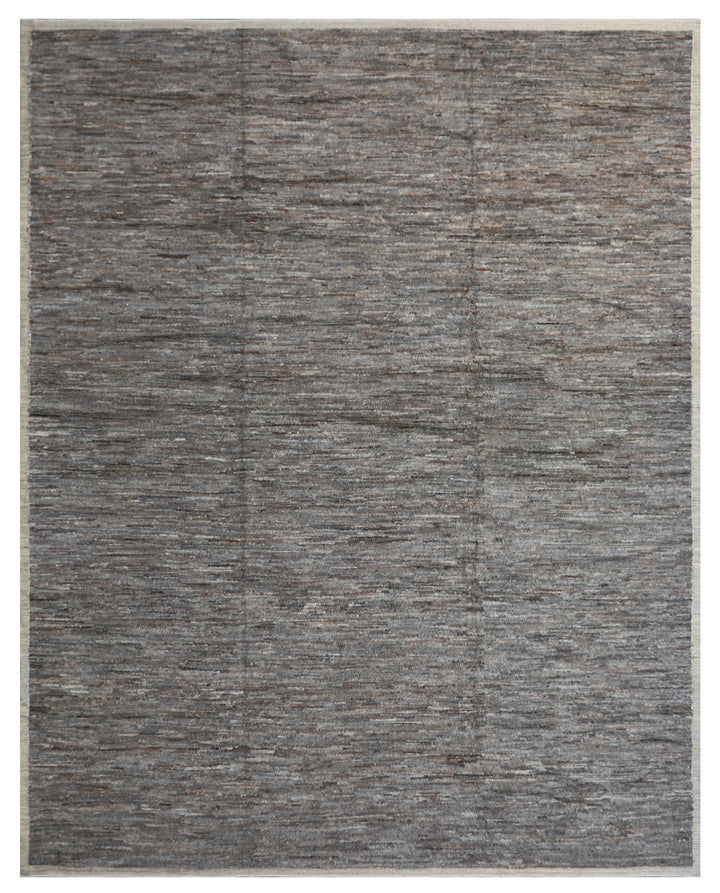 12'x16' Solid Grey Shaggy Ariana Barchi Rug