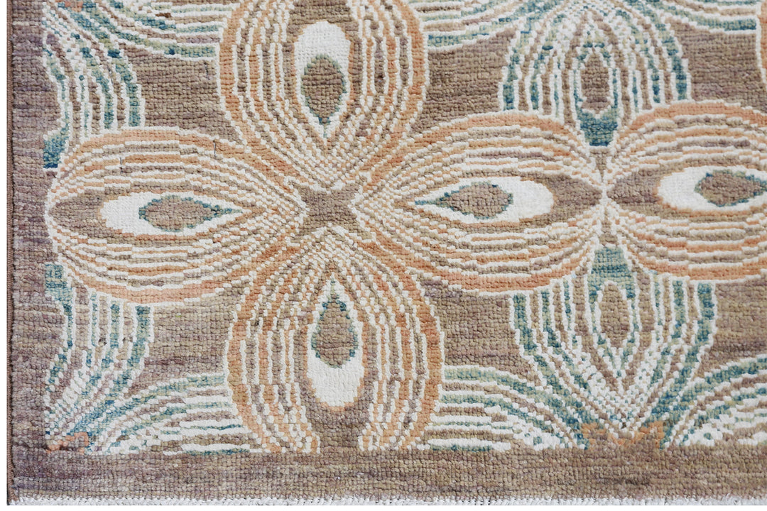 9'x12' Hand-knotted Rug | Geometric Rug |Ariana Modern Rug