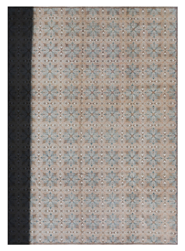 9'x12' Hand-knotted Rug | Geometric Rug |Ariana Modern Rug