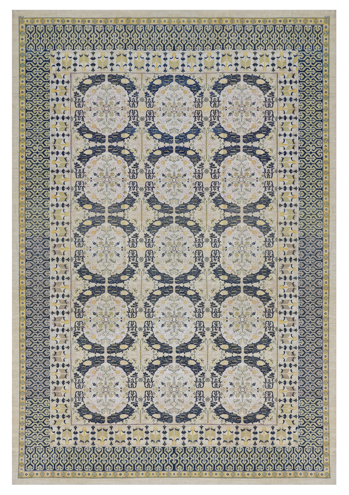 12'x18' Large Spanish Geometric Design Ariana Transitional Rug