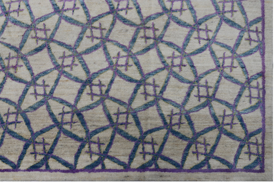9'x12' Wool Rug | Geometric | Ariana Modern Rug