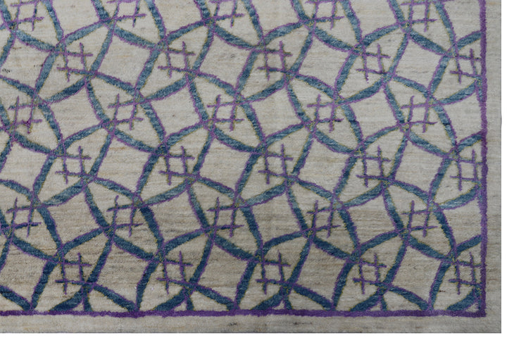 9'x12' Wool Rug | Geometric | Ariana Modern Rug